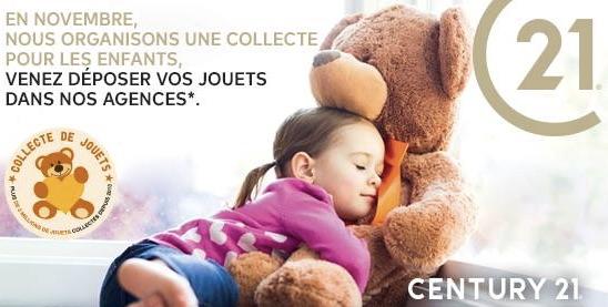 Collecte de Jouets 2018 CENTURY 21 Mas d'Azur à Vence