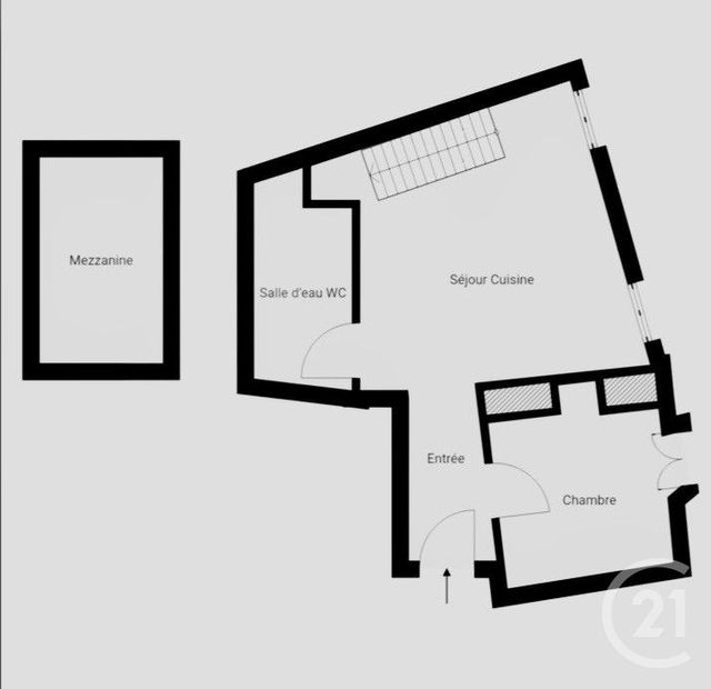 Appartement F2 à vendre - 2 pièces - 28.0 m2 - VENCE - 06 - PROVENCE-ALPES-COTE-D-AZUR - Century 21 Mas D'Azur