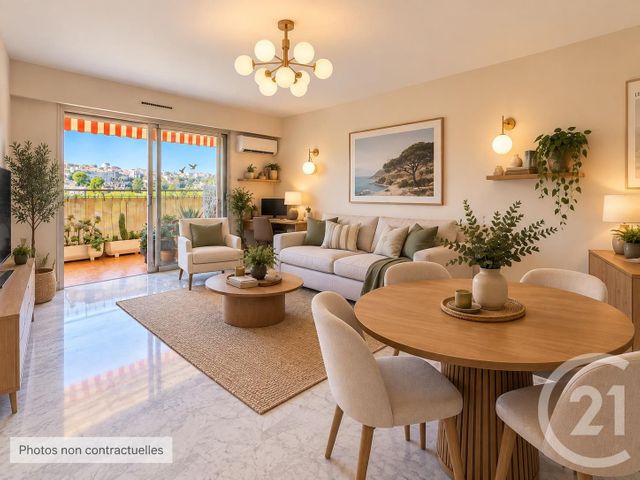 Appartement à vendre - 2 pièces - 59.78 m2 - VENCE - 06 - PROVENCE-ALPES-COTE-D-AZUR - Century 21 Mas D'Azur