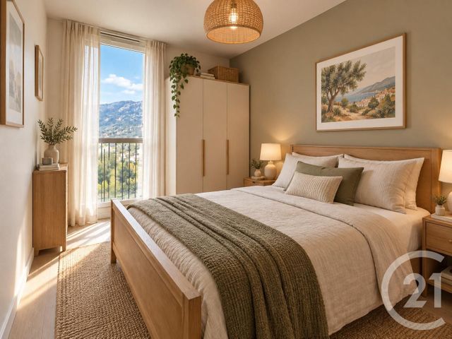 Appartement F5 à vendre - 5 pièces - 95.55 m2 - CARROS - 06 - PROVENCE-ALPES-COTE-D-AZUR - Century 21 Mas D'Azur