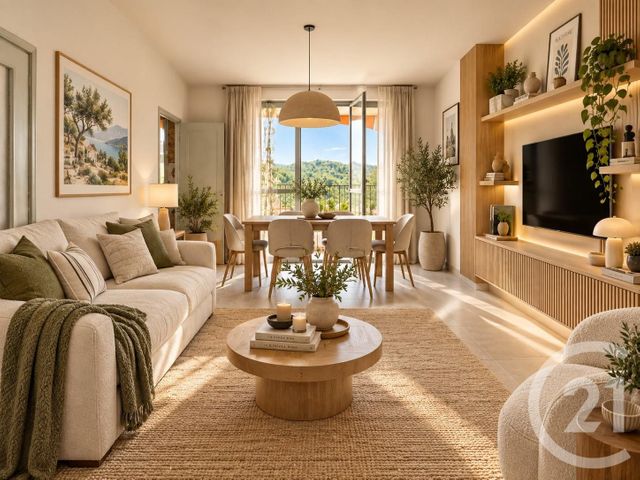 Appartement F5 à vendre - 5 pièces - 95.55 m2 - CARROS - 06 - PROVENCE-ALPES-COTE-D-AZUR - Century 21 Mas D'Azur